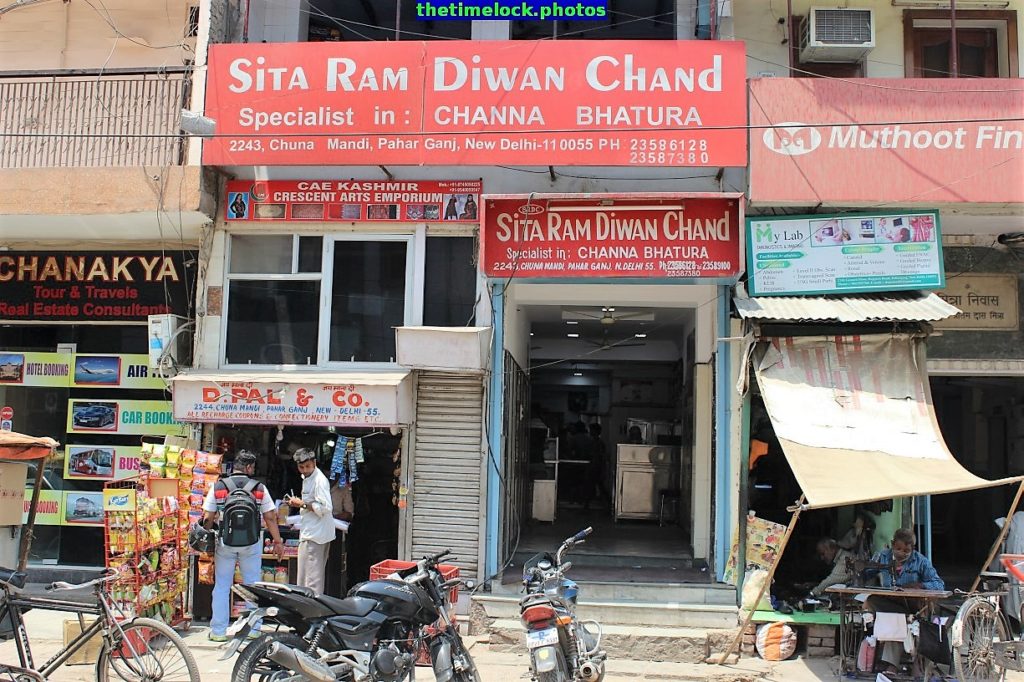 Entrance to Sita Ram Diwan Chand Restaurant