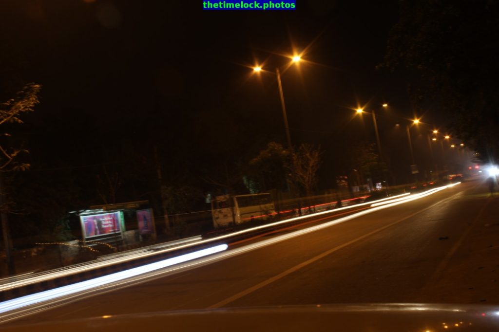 light trails