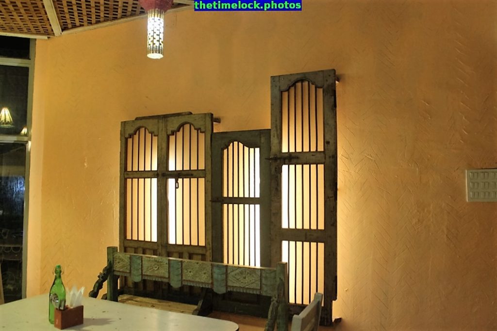 decoration on a wall at the potbelly