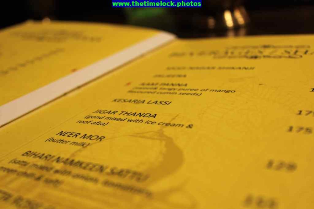 menu masala trail