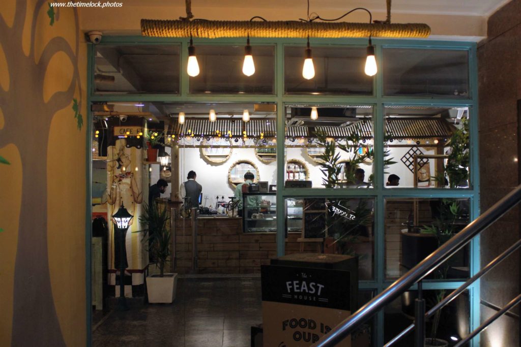 entrance to the feast house