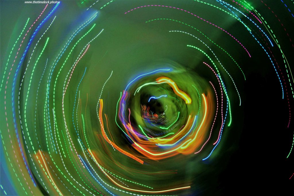 light trail effect with a twist